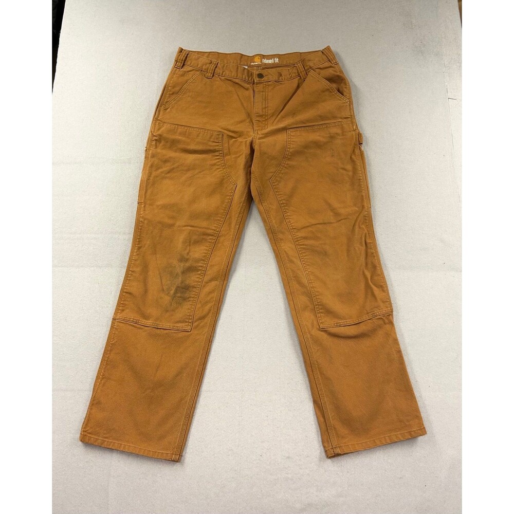 Carhartt Men's 103334 211 Relaxed Straight Rugged Flex Duck Double Knee 38x32